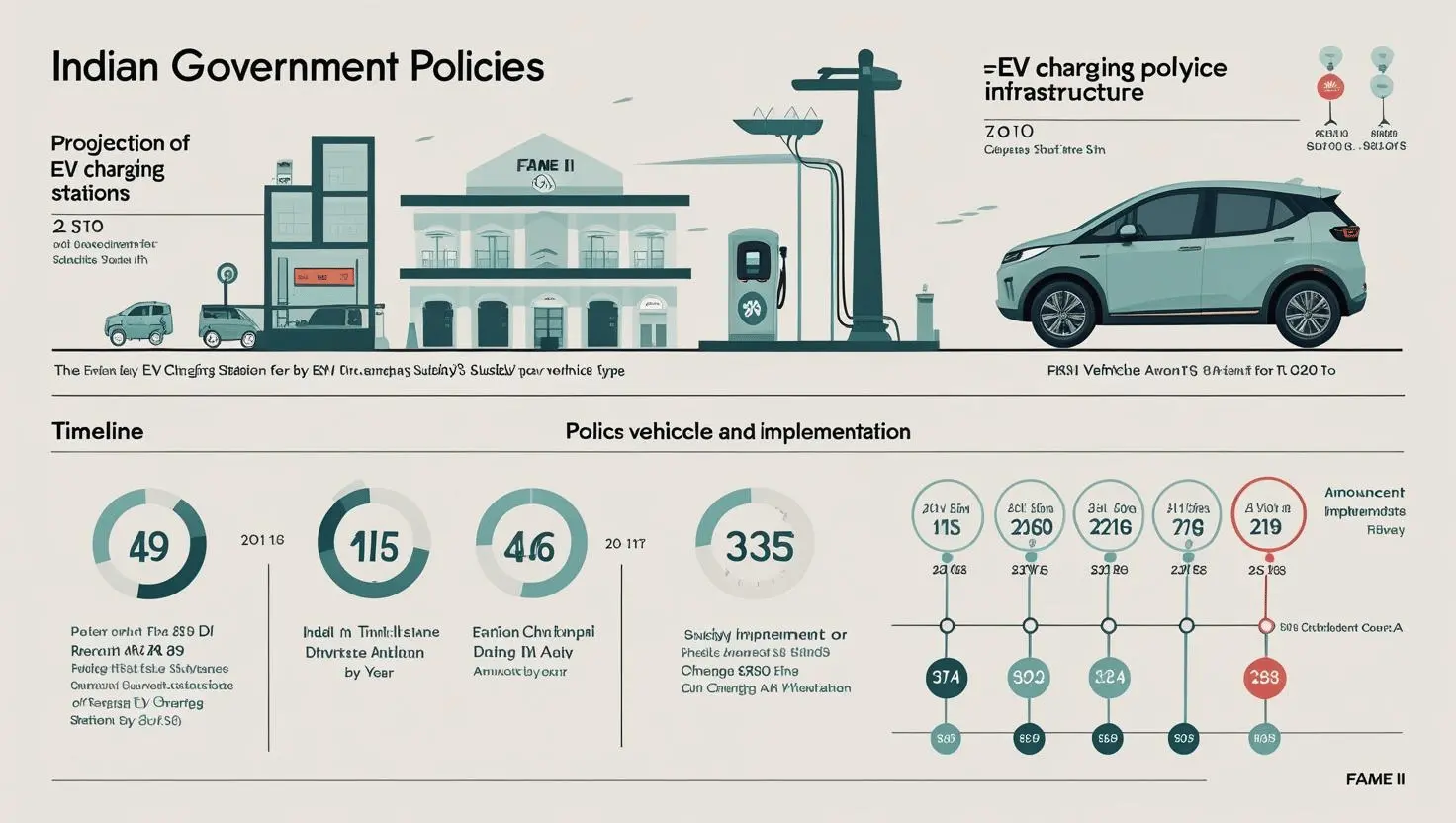 Government policies like FAME II and expanding charging infrastructure fueling India's EV growth.